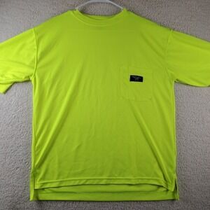 Walls Workwear High Visibility Shirt Mens Medium Yellow